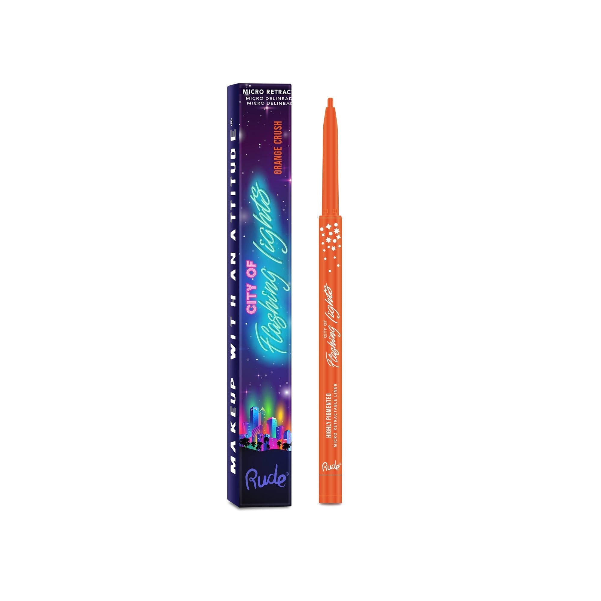 RUDE City of Flashing Lights Micro Retractable Liner