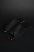 Amos Handcrafted Black Leather Slides