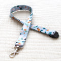 Blue Terrazzo Breakaway Lanyard