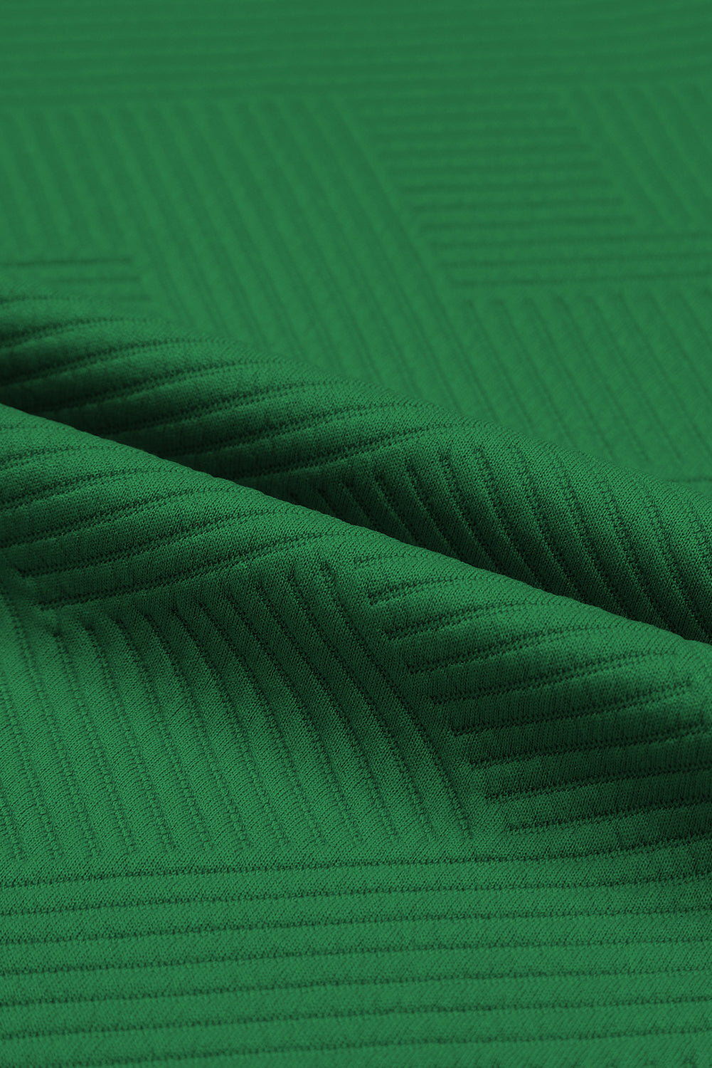 Solid Textured T-Shirt and Drawstring Pants Set