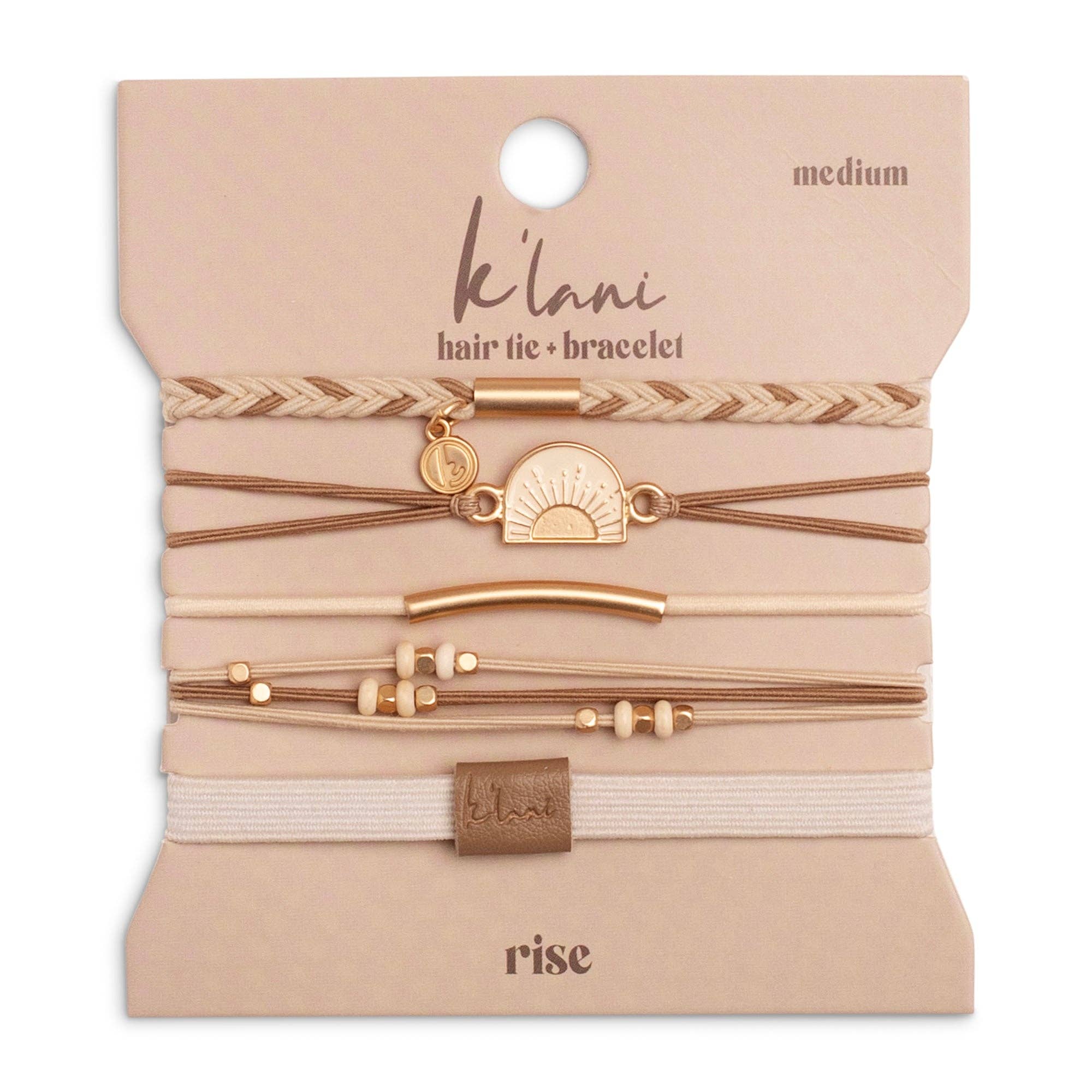"Rise" Hair Tie Bracelet Set