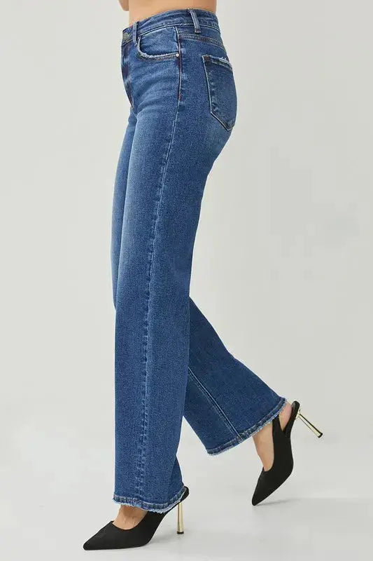 High Rise Straight Leg RISEN Jeans