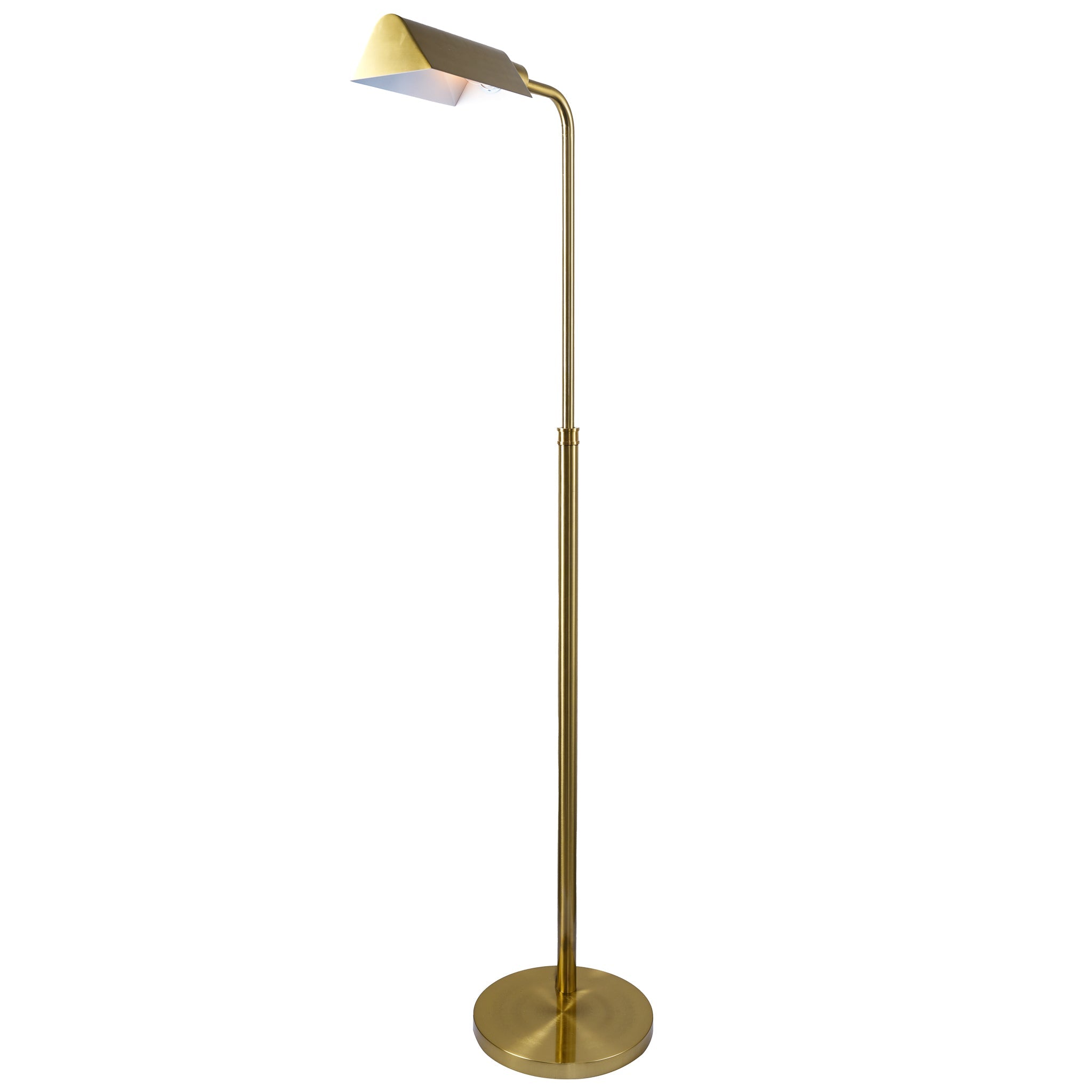 Elara Floor Lamp Gold outer and White inner – Luxury Lighting – Curate