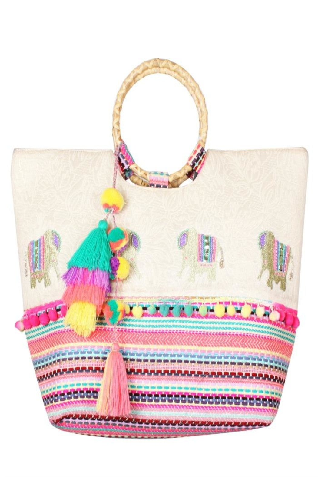 Elephant Embellished Handbag