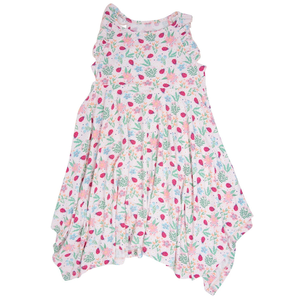 Ladybug Flower Garden Emma's Racerback Dress
