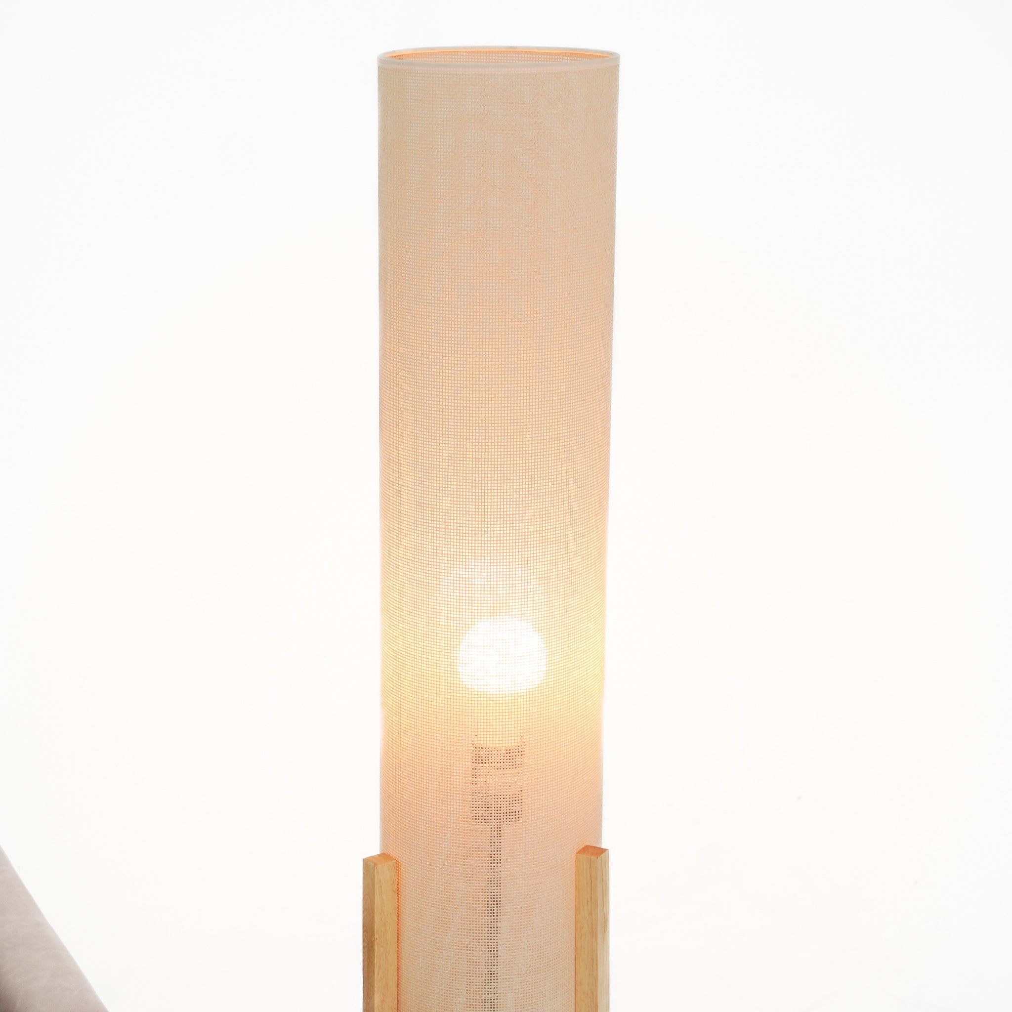 Ethos Floor Lamp Oak and Natural – Luxury Lighting – Curated by SHOPLO