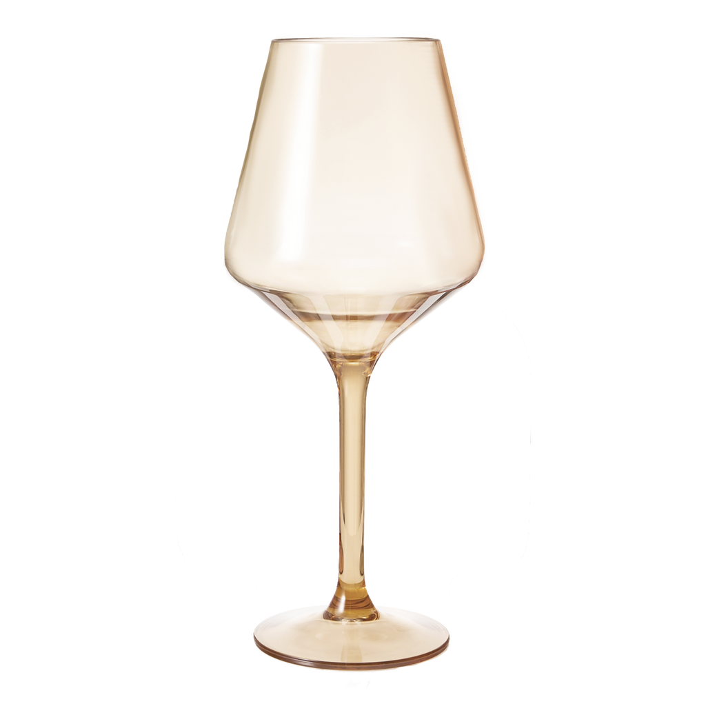 Saint Tropez Acrylic Stemmed Wine Glassware, Set of 2