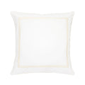 Classic Double Border Percale Cotton Euro Sham Pair