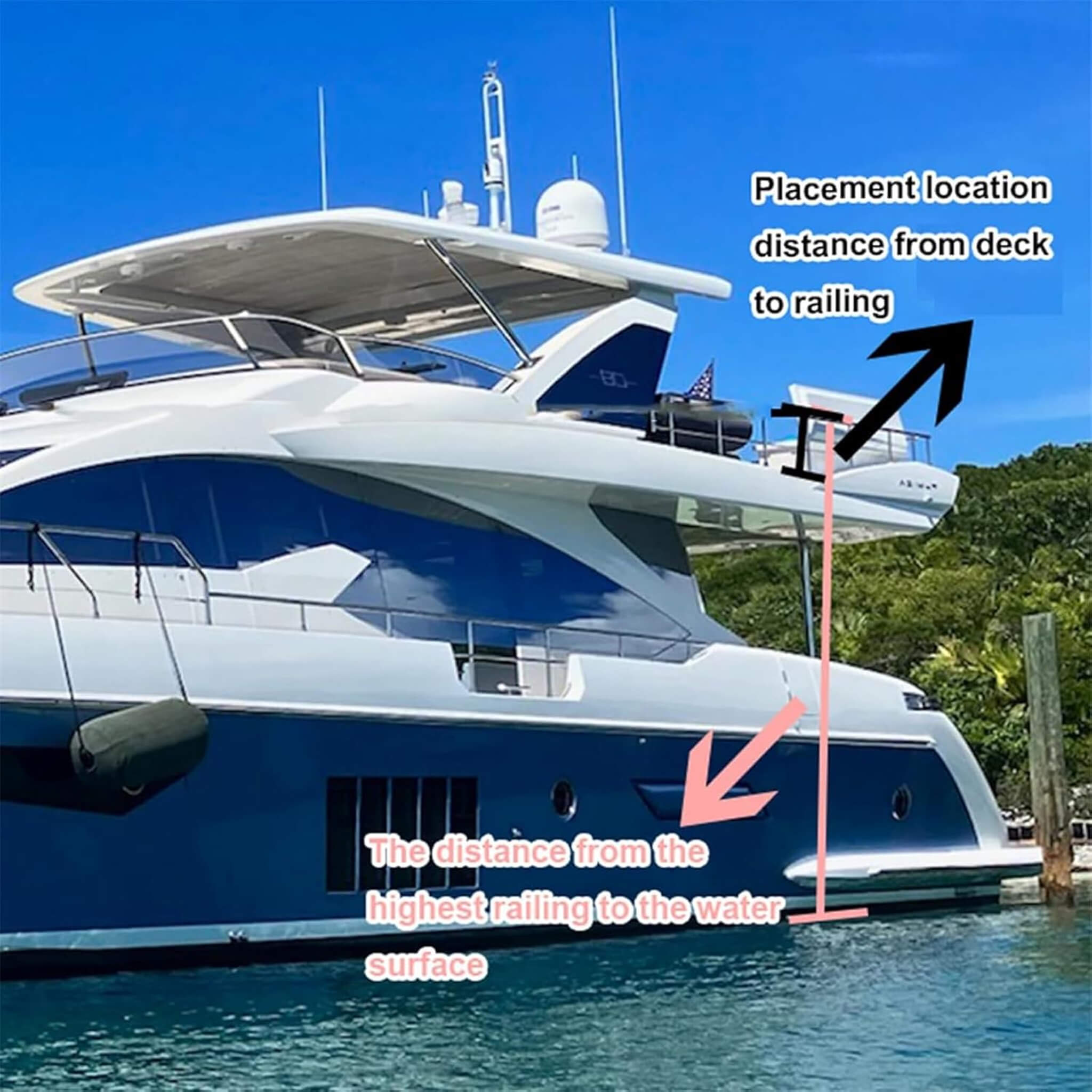 Extra Large Inflatable Heavy Duty Yacht Water Slide With Air Pump And Protection Net (SAK23694)