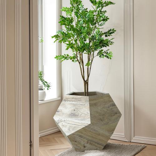 25.98'' Modern Pet Furniture Cat Carrier, Sofa Side Table, Planter MDF Multifunctional Furniture, Burmese Sumac