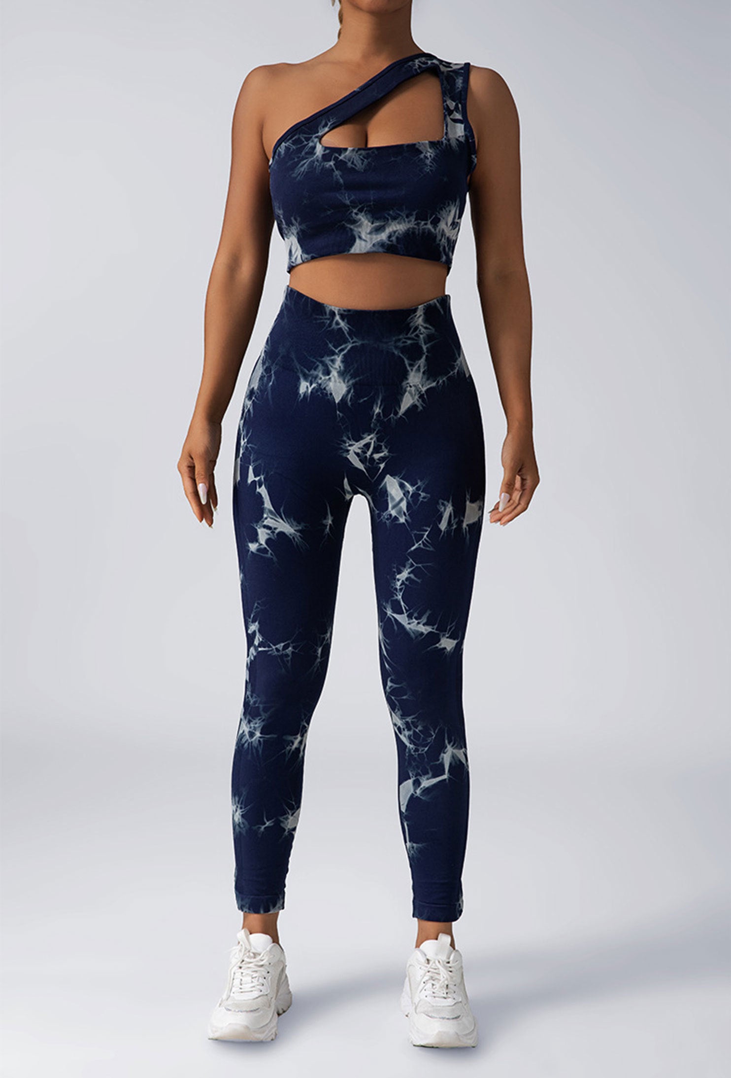Women Scrunch Workout Leggings Butt Lifting High Waisted Yoga Pants - Seamless Tie Dye Booty Gym Tights
