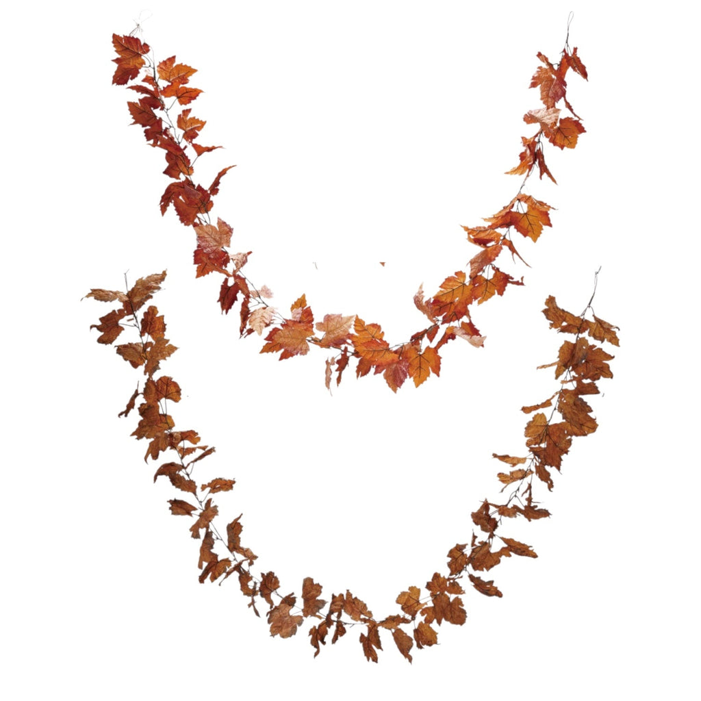 Faux Autumn Leaf Garland | 2 Colors