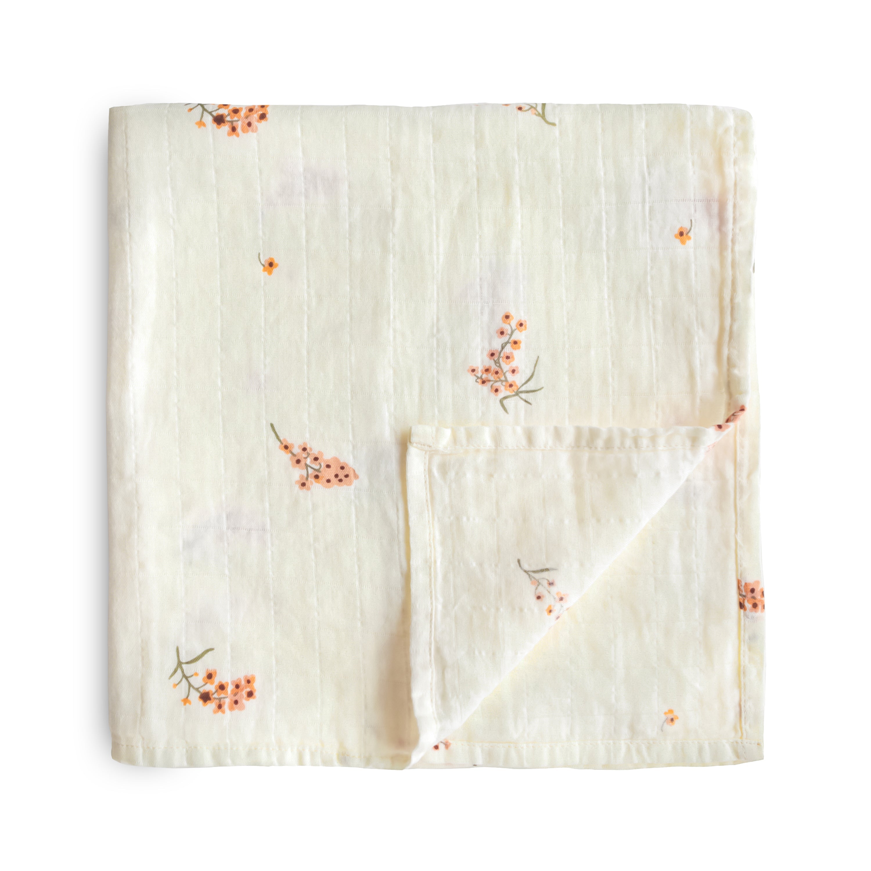 Organic Cotton Muslin Swaddle Blanket