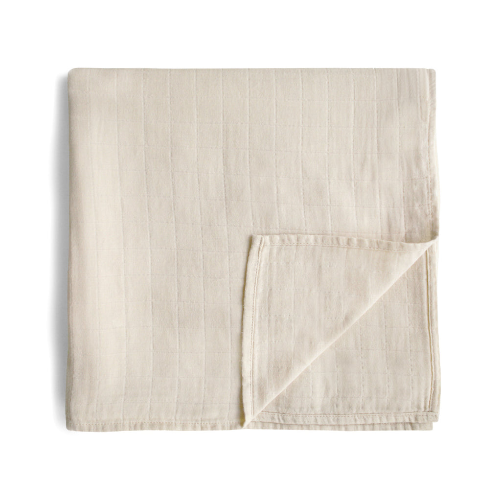 Organic Cotton Muslin Swaddle Blanket
