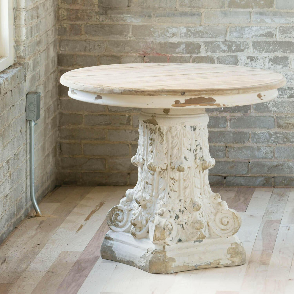 French Country Pedestal Table