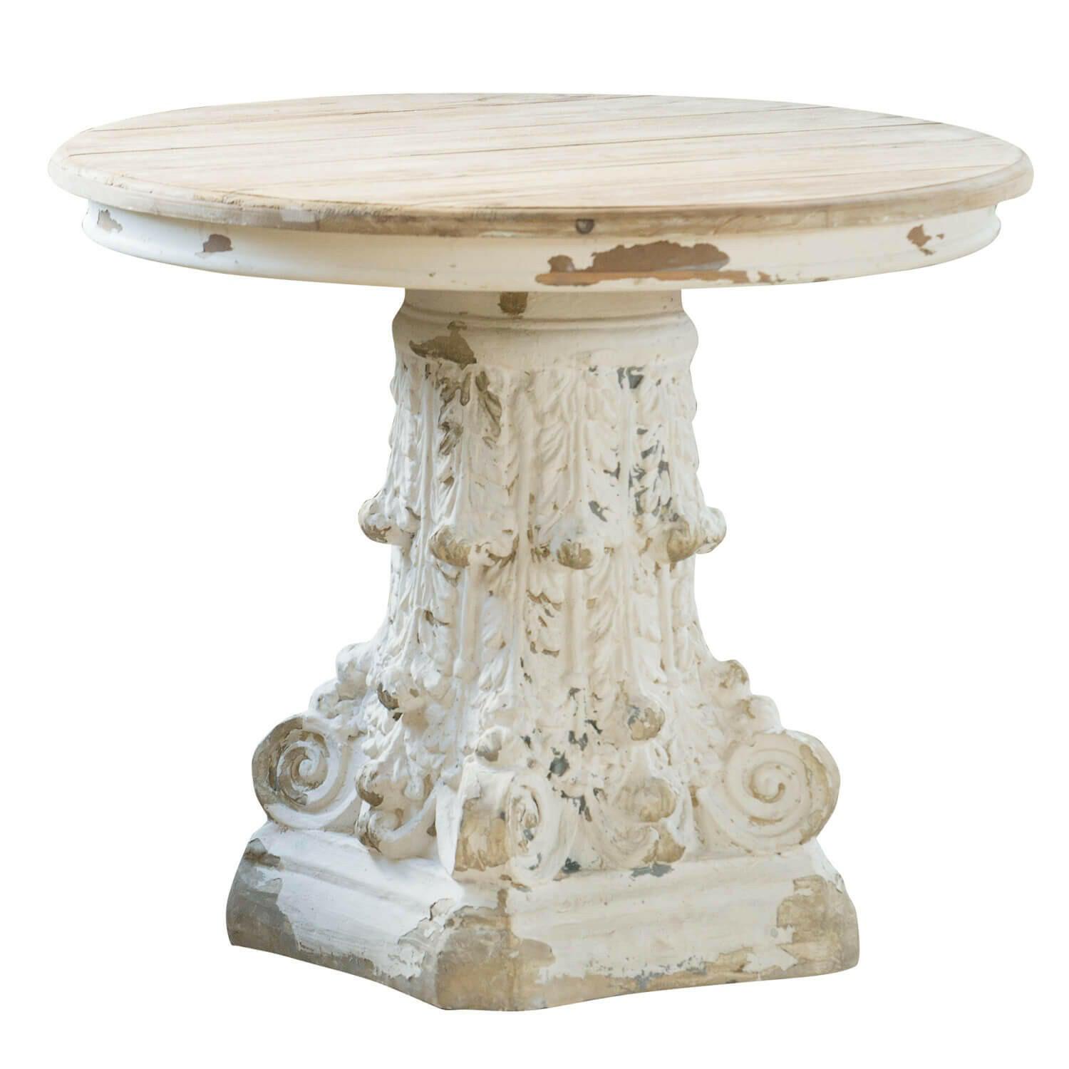 French Country Pedestal Table