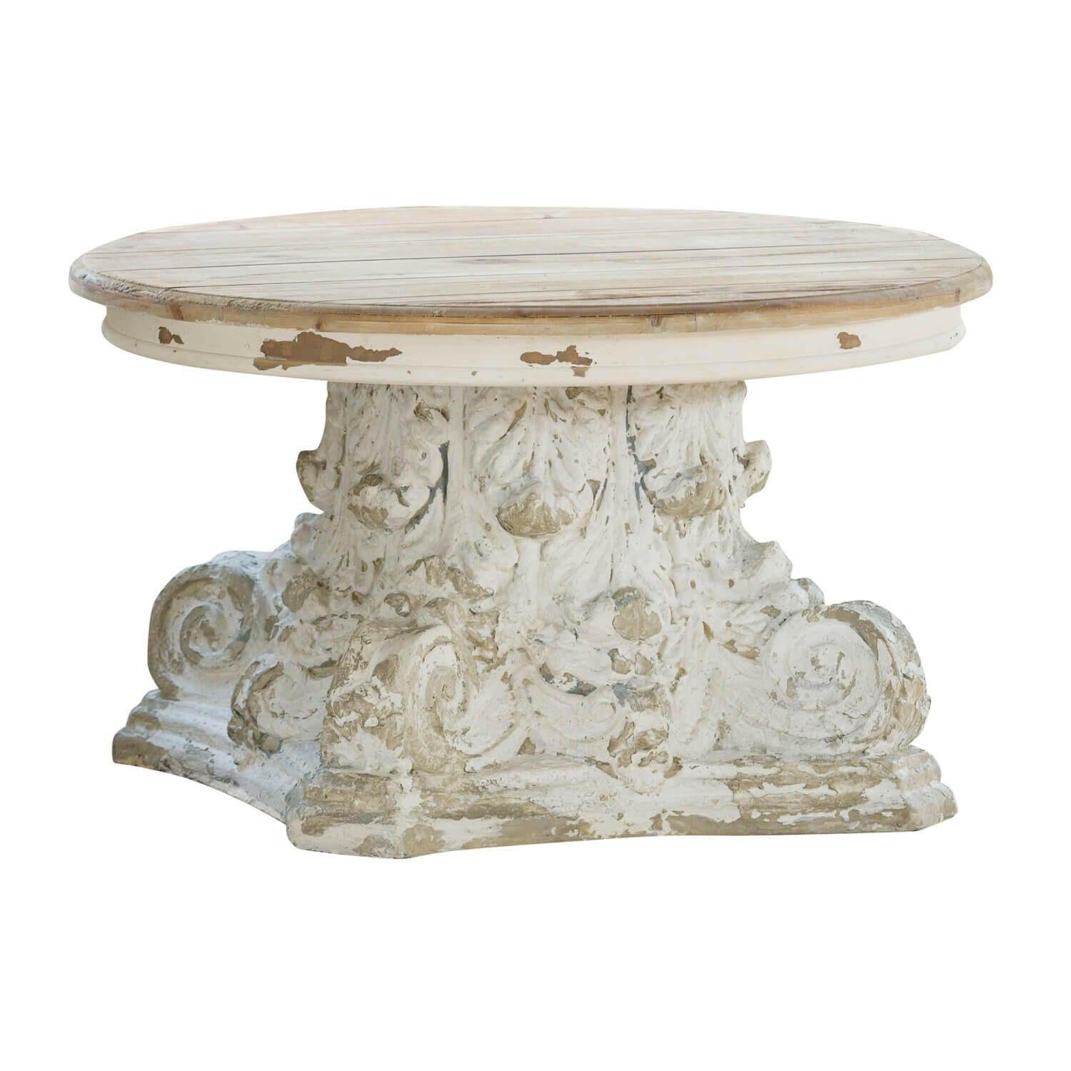 French Country Pedestal Table