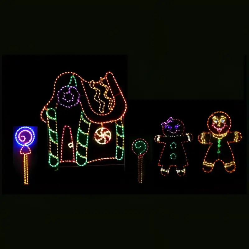Gingerbread House Scene