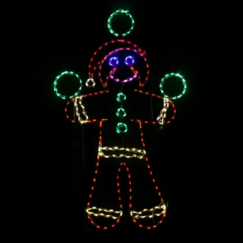 Gingerbread Man Juggling, Animated