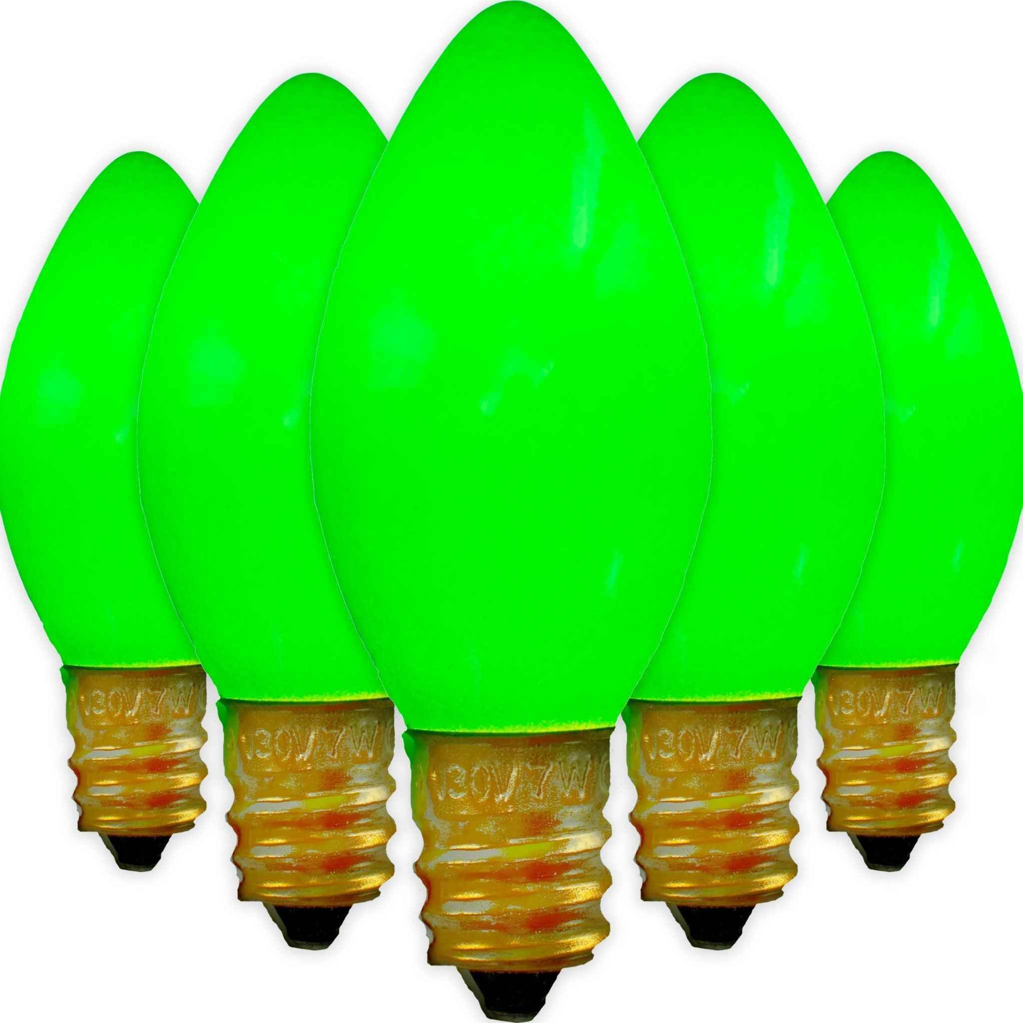 Green Solid Ceramic Lights