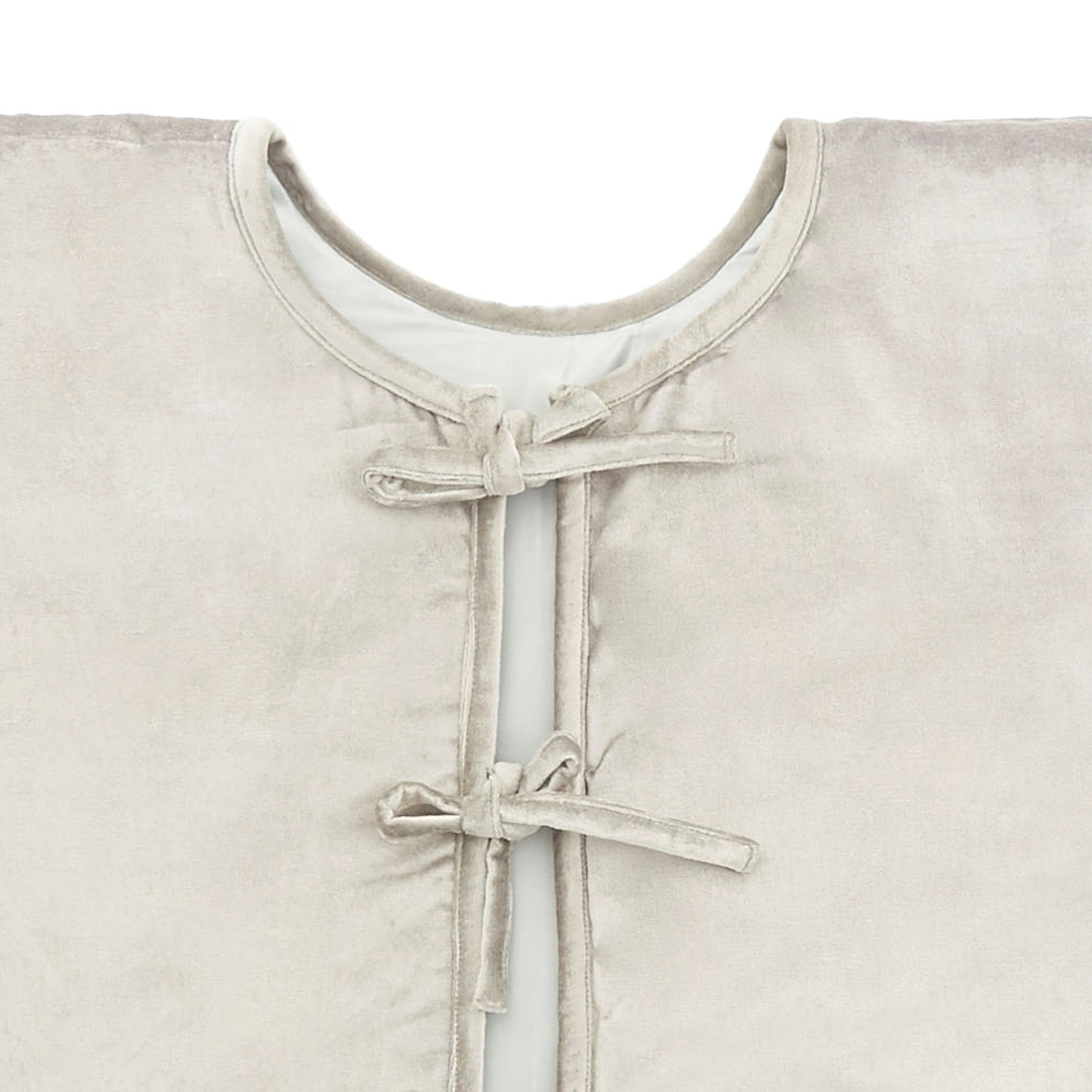 Handmade Christmas Tree Skirt Gray Velvet - Burnout - 60" Arcadia Home