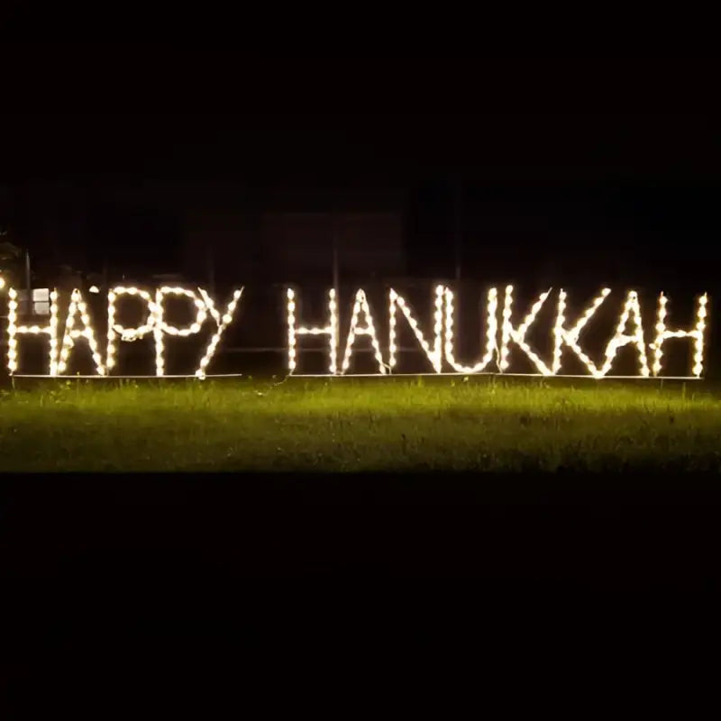 Happy Hanukkah Sign Only
