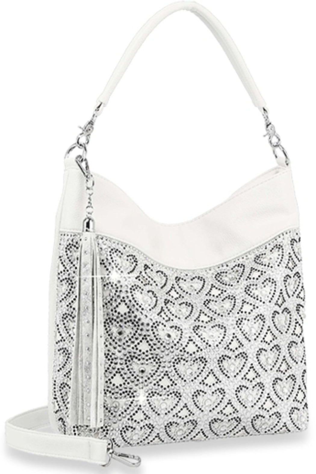 Heart Design Hobo Handbag
