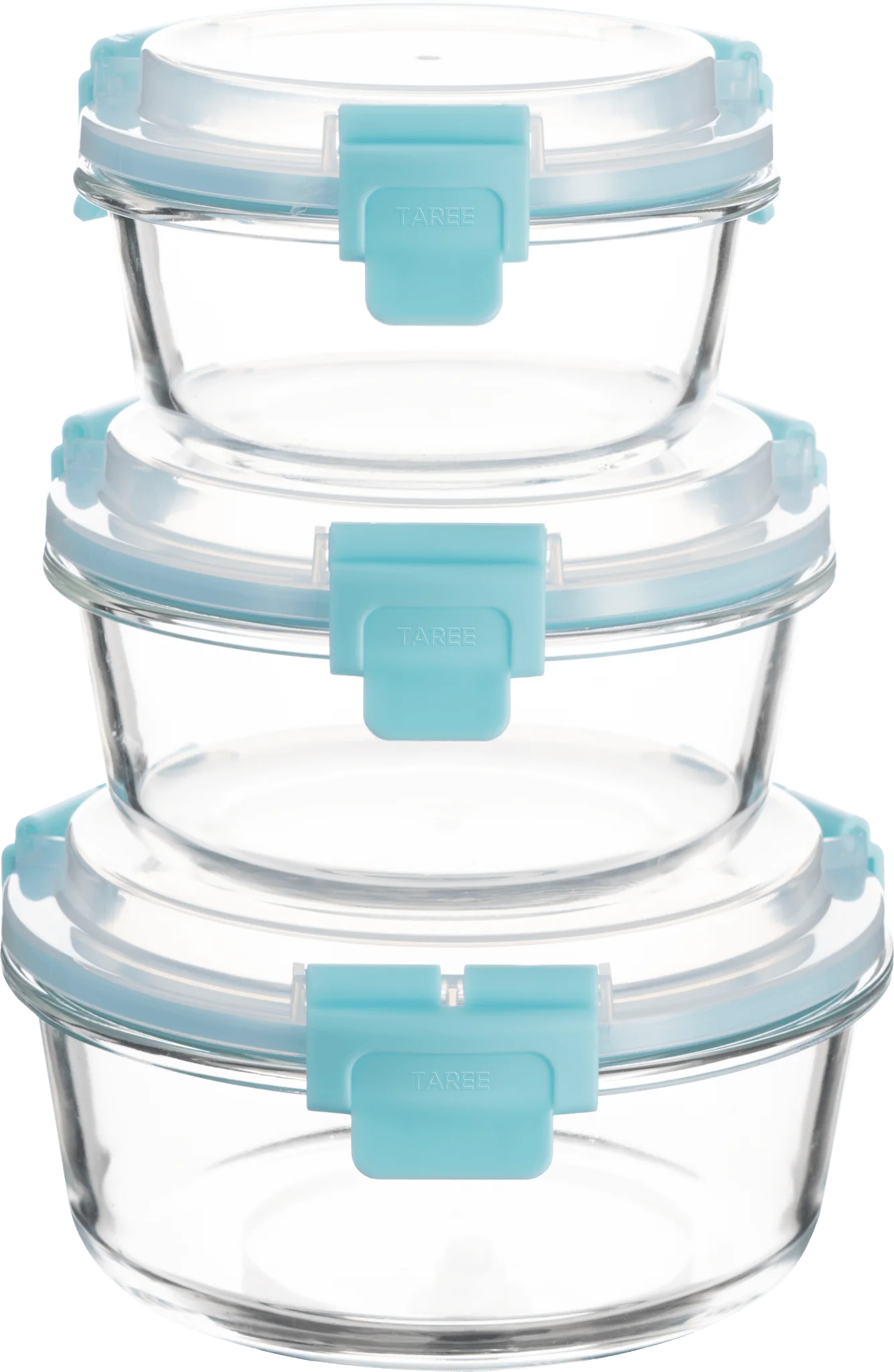 High Top Lid Round Containers