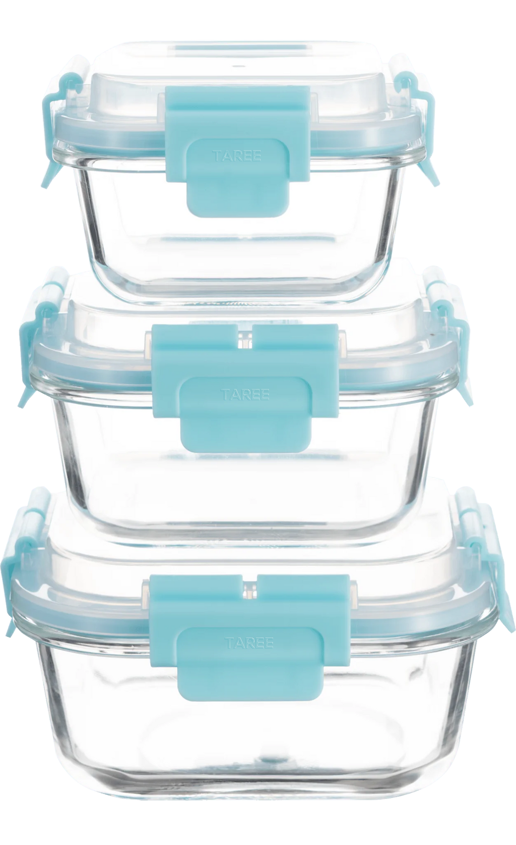 High Top Lid Square Containers