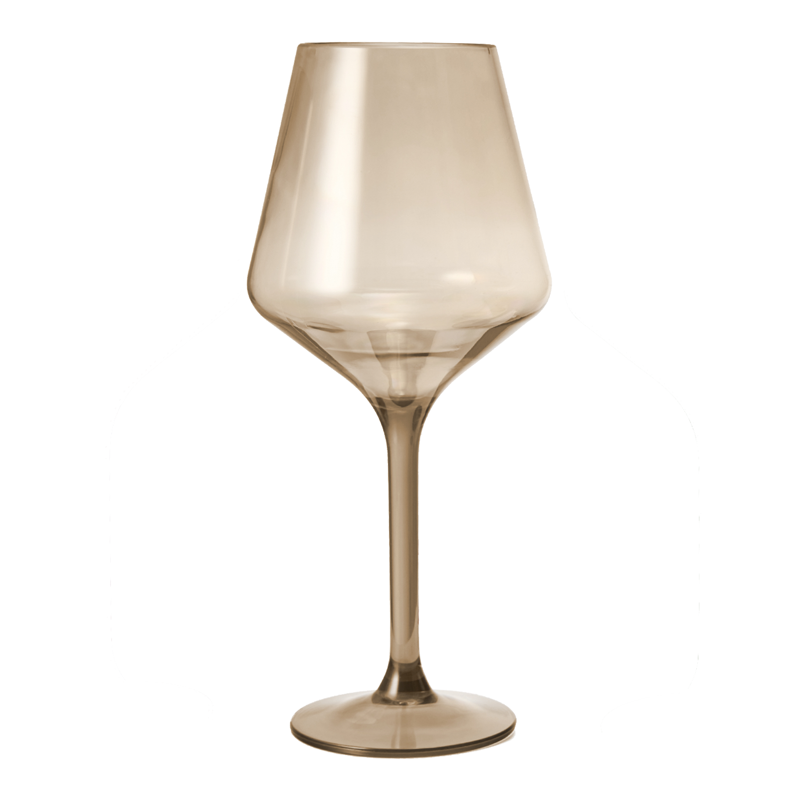 Saint Tropez Acrylic Stemmed Wine Glassware, Set of 2