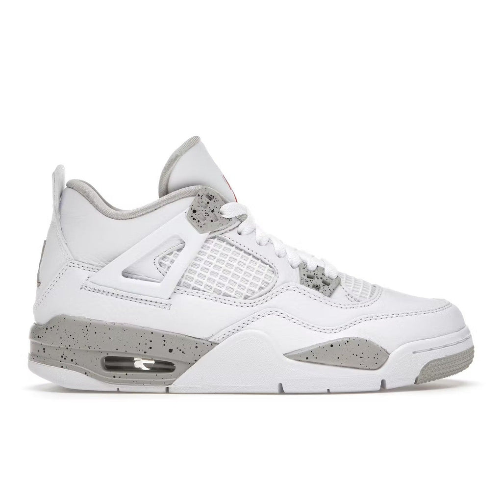 Air Jordan Retro  4 'White Oreo' (GS)