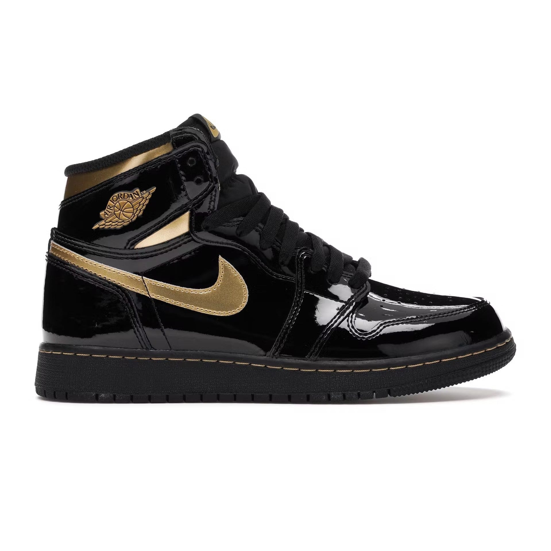 Jordan Retro 1 High "Black Metallic Gold" (GS) 2020