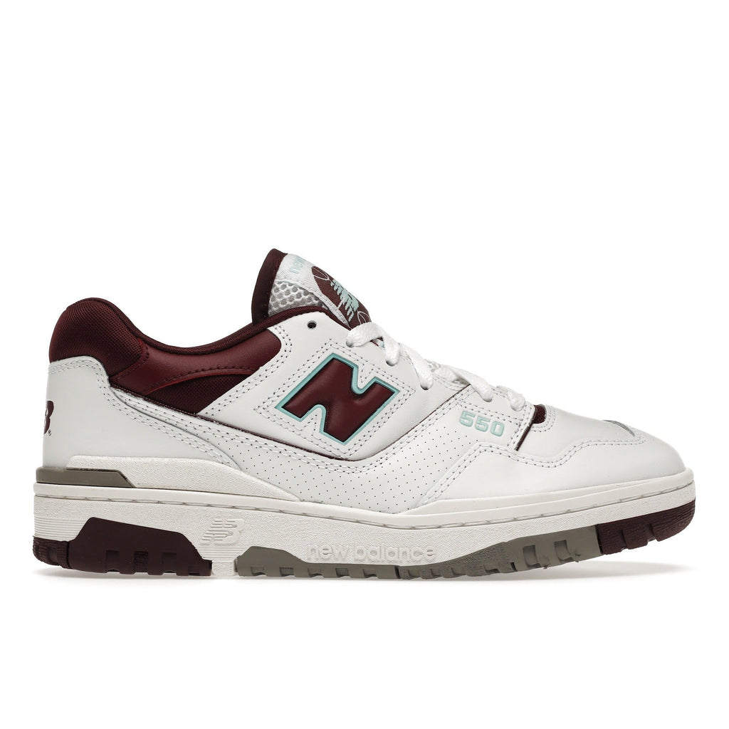 New Balance 550 Burgundy Cyan