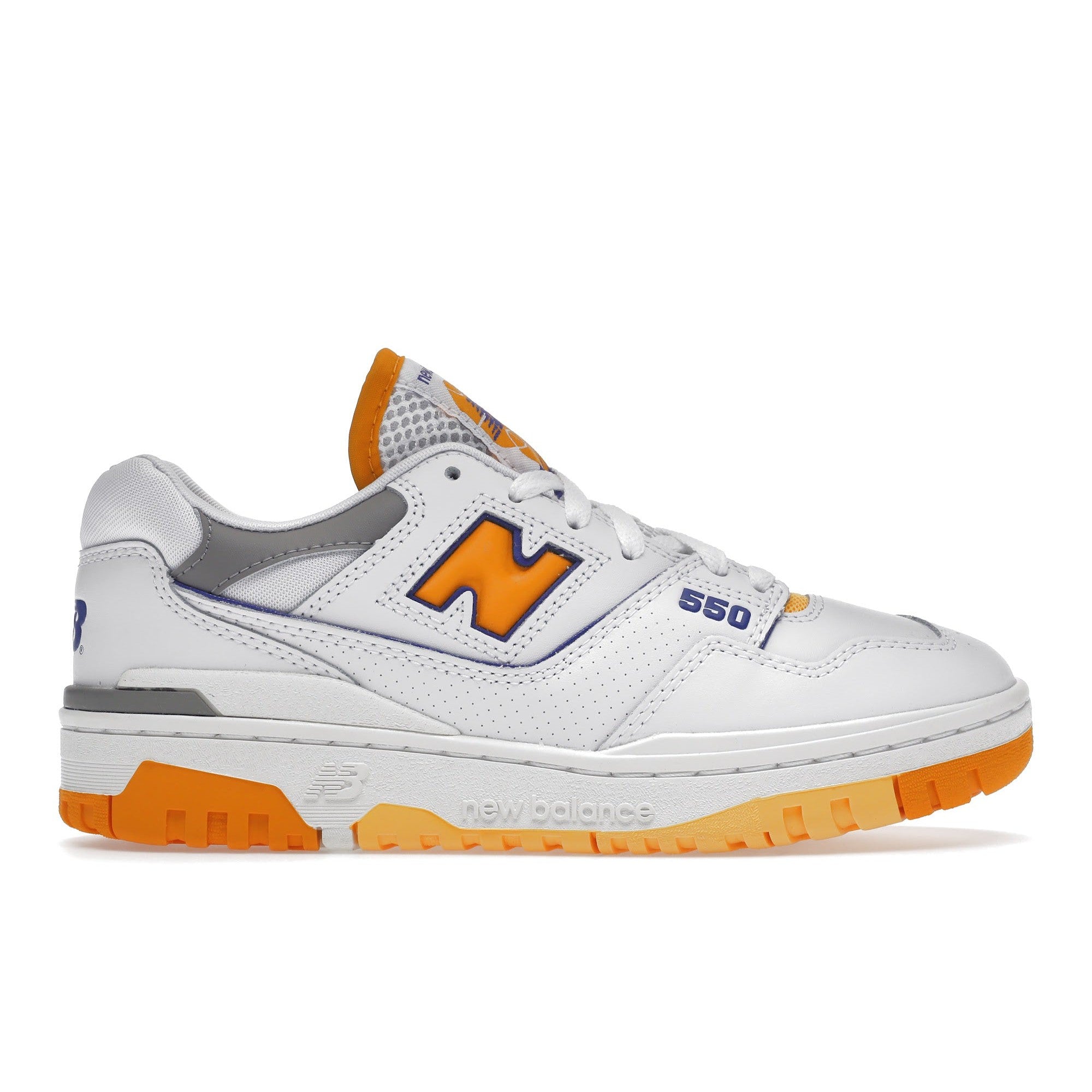 New Balance 550 White Vibrant Orange