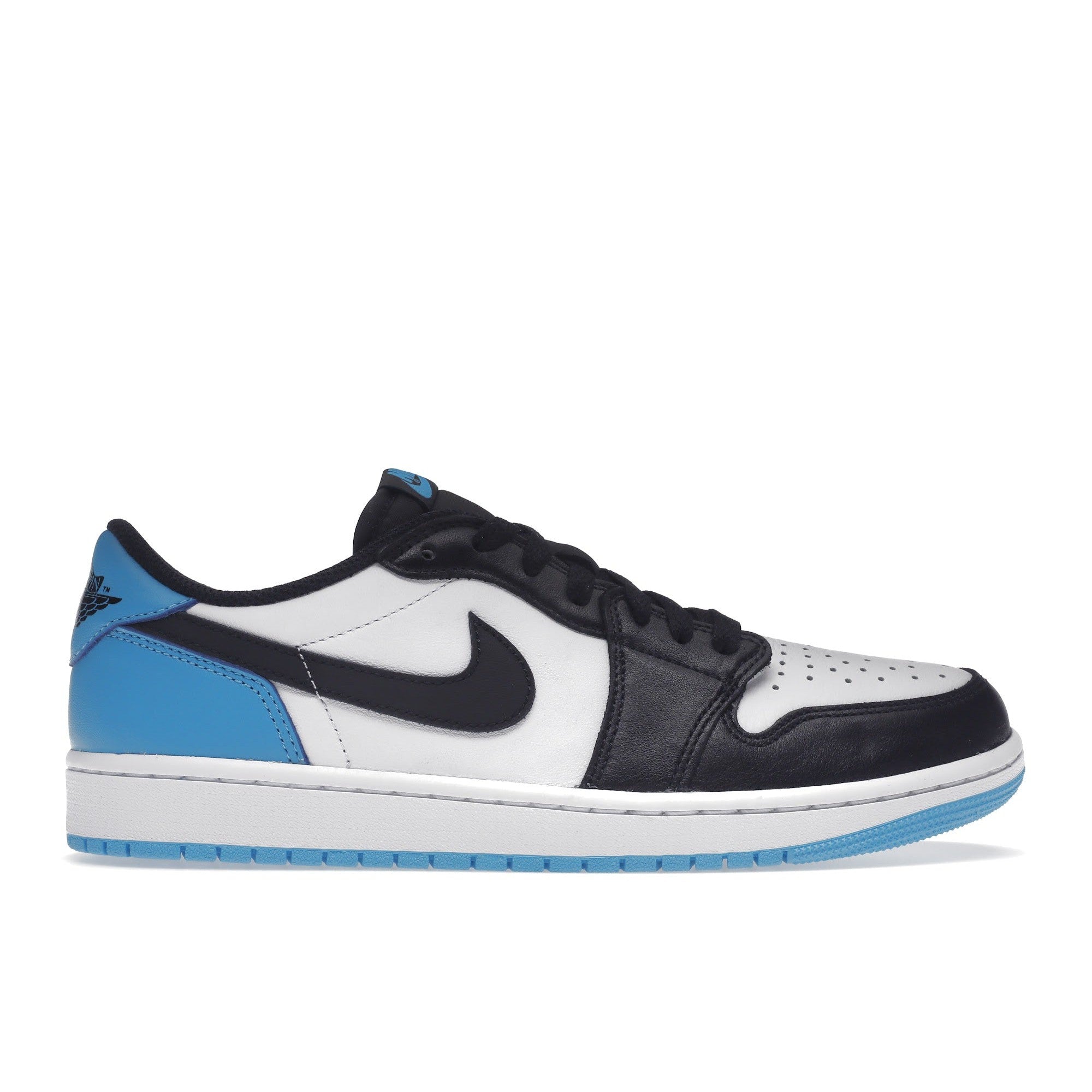Jordan Retro 1 Low OG "Black Dark Powder Blue"