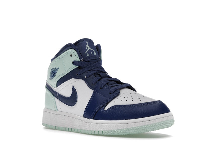 Jordan 1 Mid Mystic Blue Mint (GS)