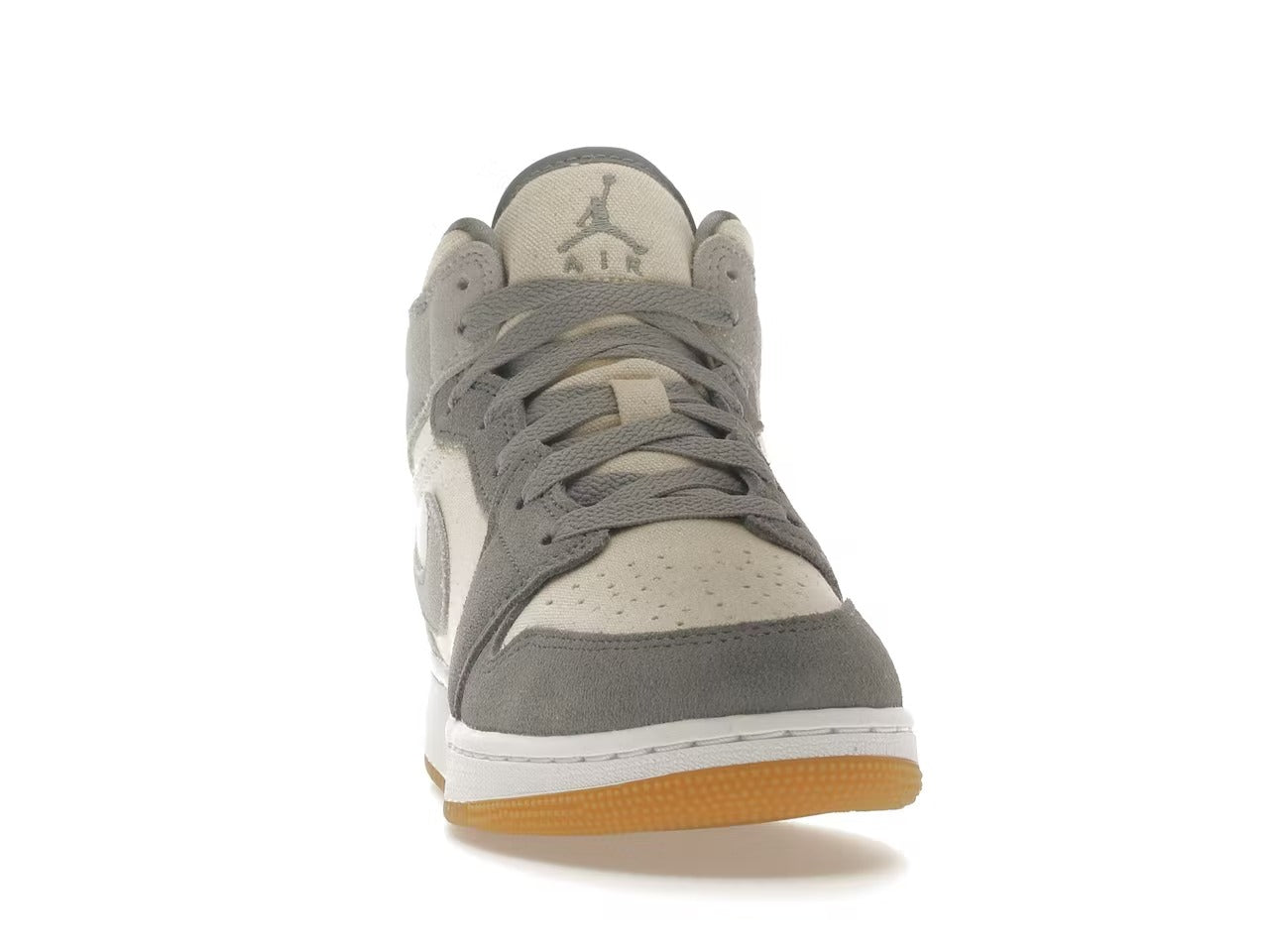 Air Jordan 1 Mid SE "Coconut Milk Particle Grey" (GS)