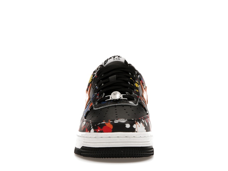 A Bathing Ape Bape Sta Paint Splatter Black