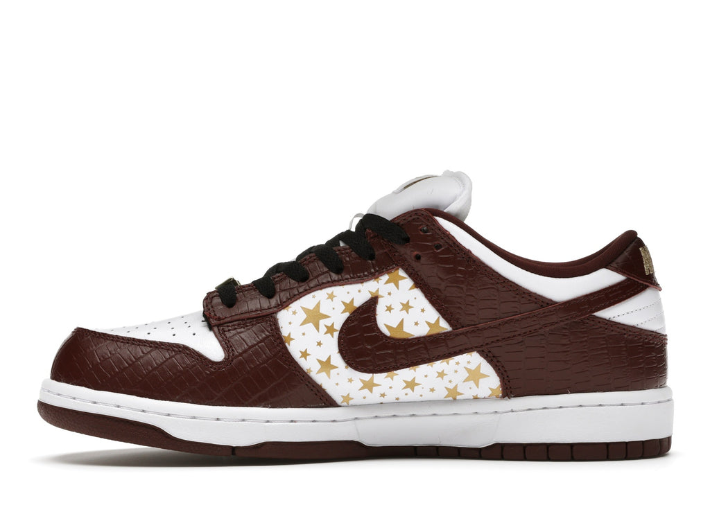 Nike SB Dunk Low Supreme Stars "Barkroot Brown" (2021)