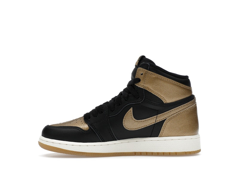 Jordan 1 Retro High OG Black Metallic Gold (GS)