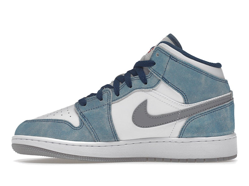 Air Jordan Retro 1 Mid SE “French Blue” GS
