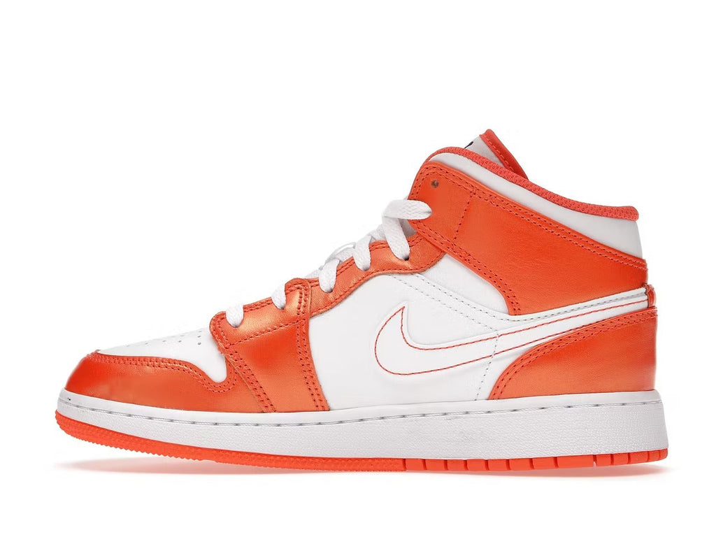 Air Jordan 1 Mid "Metallic Orange"  GS