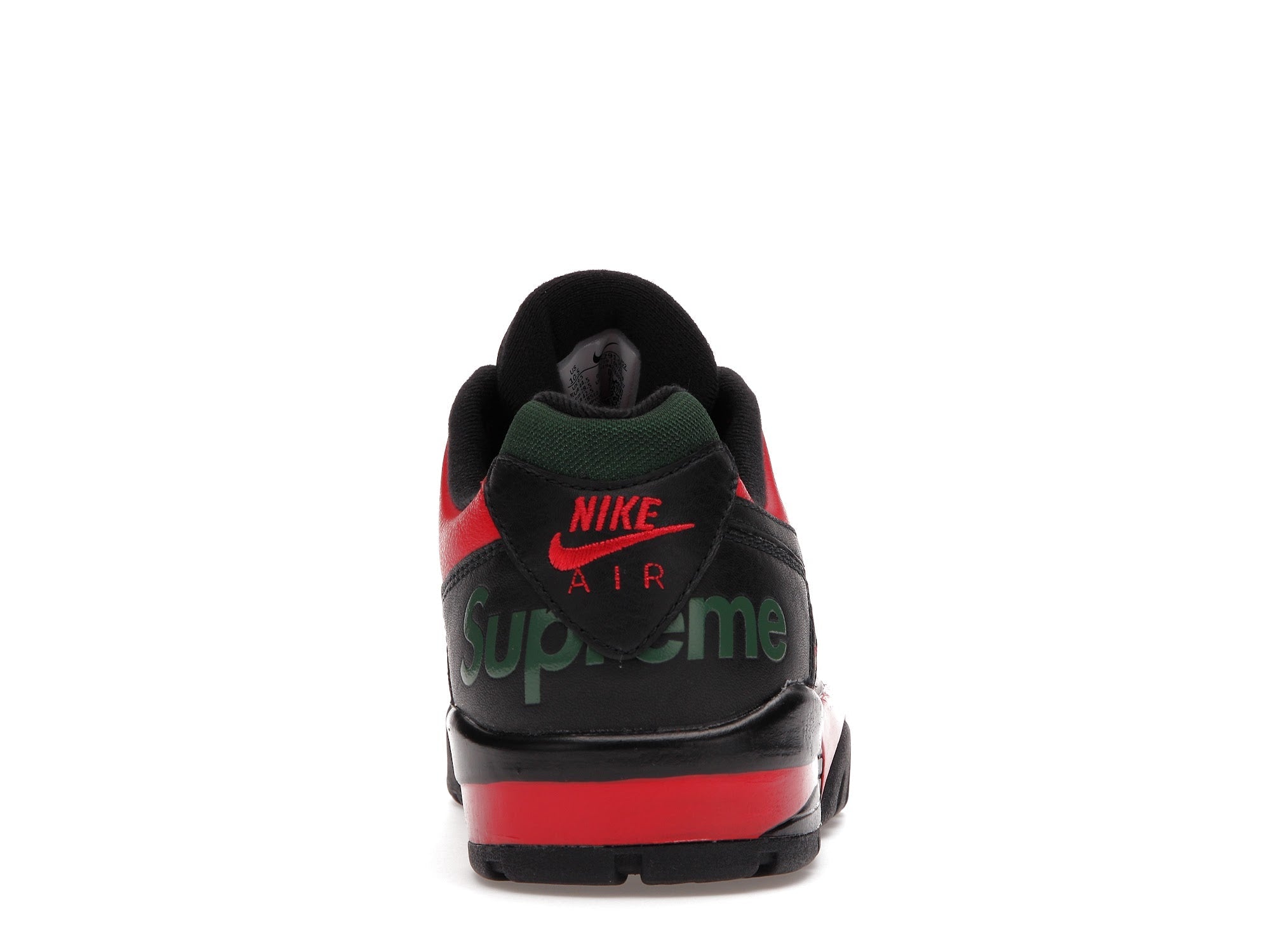 Nike Cross Trainer Low Supreme Black Green Red