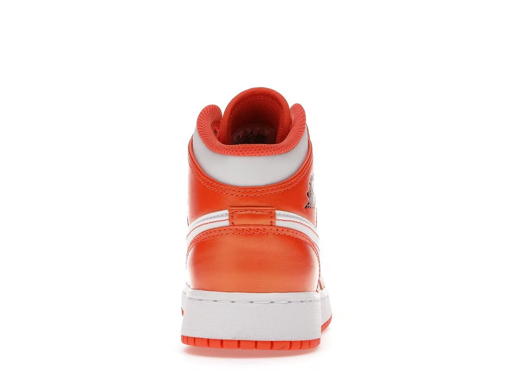Air Jordan 1 Mid "Metallic Orange"  GS