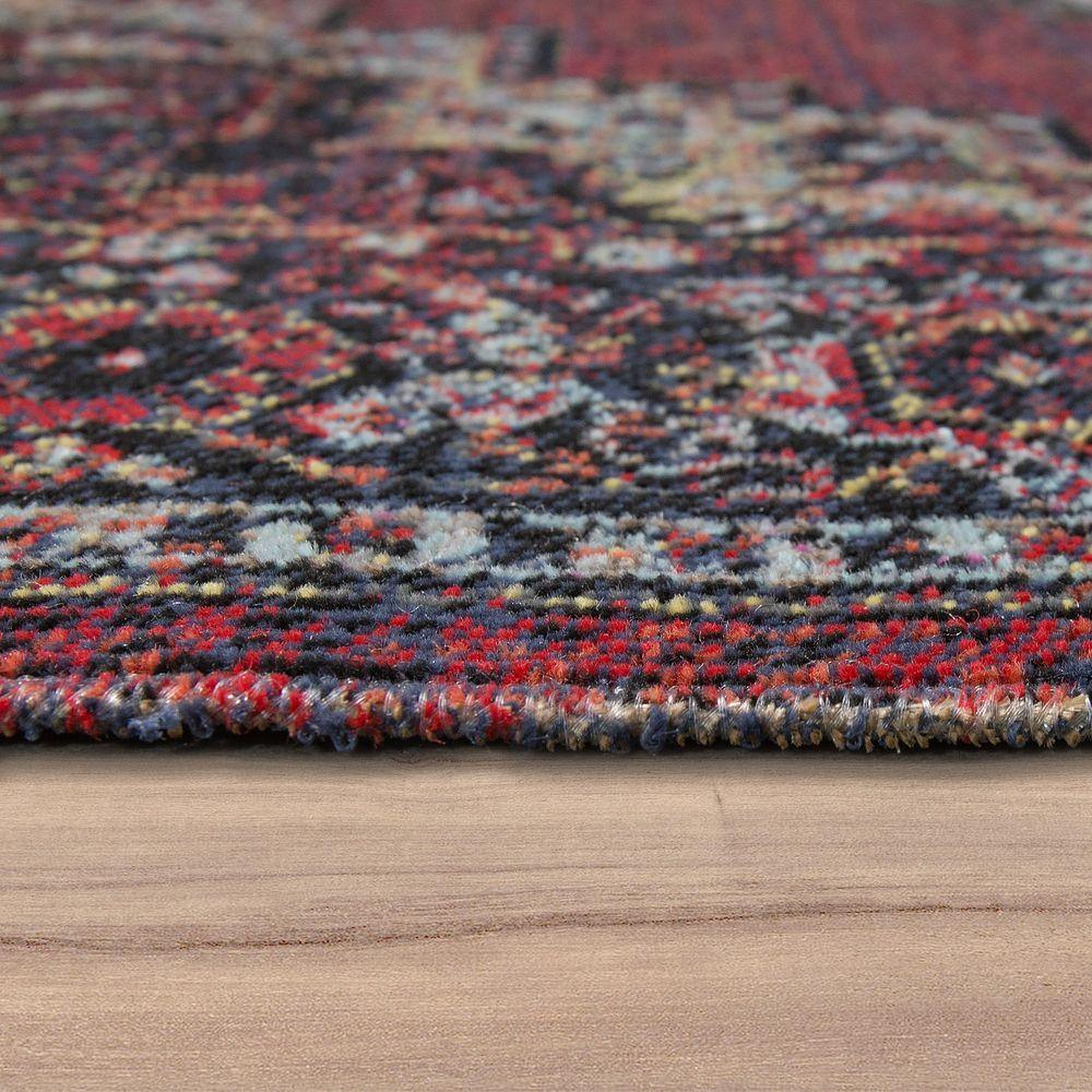 Indoor & Outdoor Rug Oriental Look Bordeaux Red