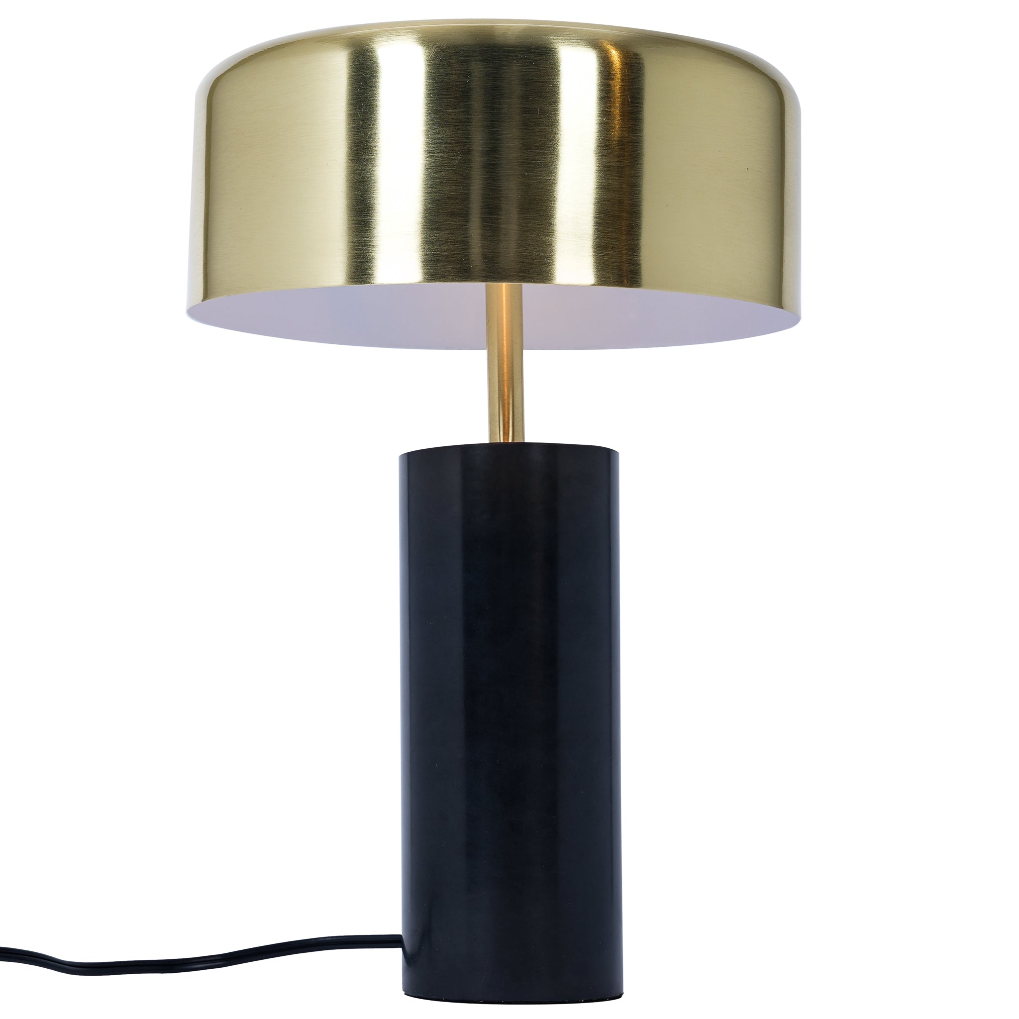 Kinetic Table Lamp - Gold outer and White inner – Luxury Lighting – Cu