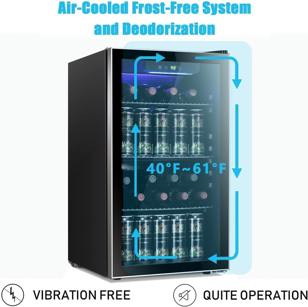 3.2 cu.ft  Wine Cooler/Cabinet Beverage Refrigerator W5899H