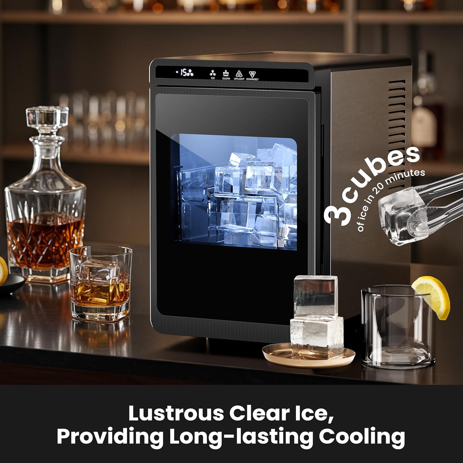Kismile Clear Square Ice Cubes Maker 58003RIM0