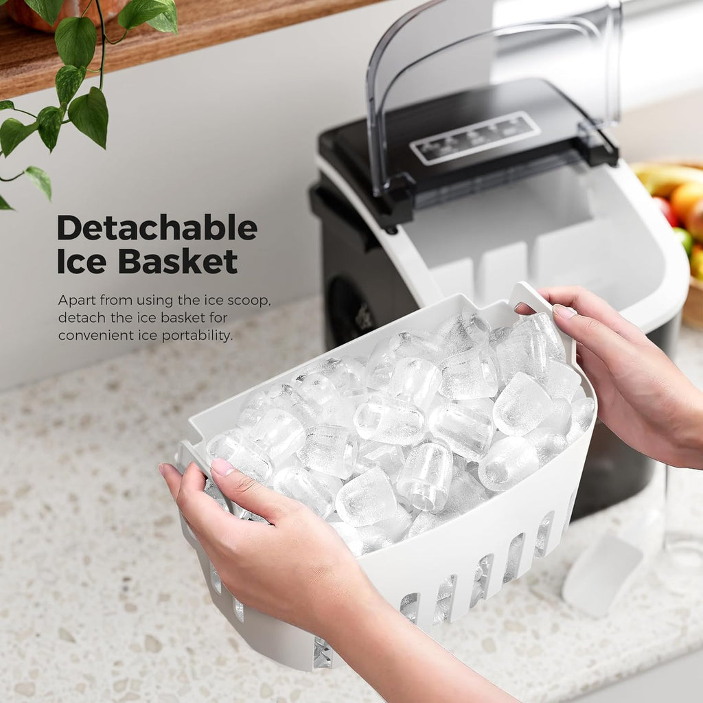 Kismile Ice Makers Countertop with Handle Z5812B