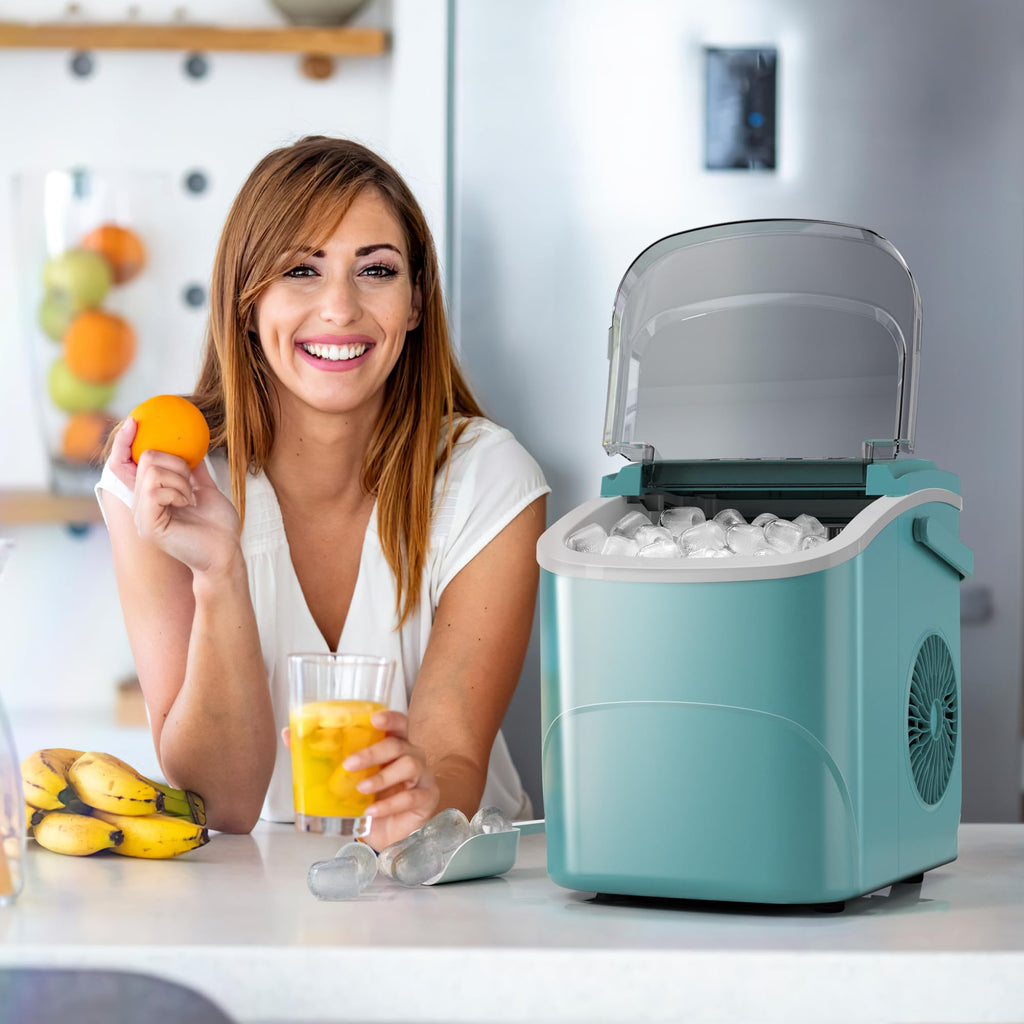 Kismile Ice Makers Countertop with Handle Z5812B